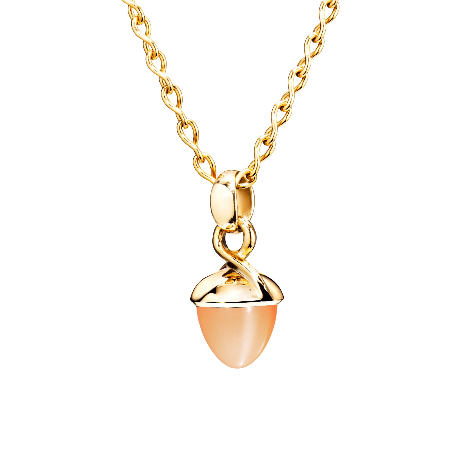 Tamara Comolli MIKADO Bouquet Anhänger mit Mondstein (P-MB-MoOr-yg) aus Gelbgold mit Mondstein