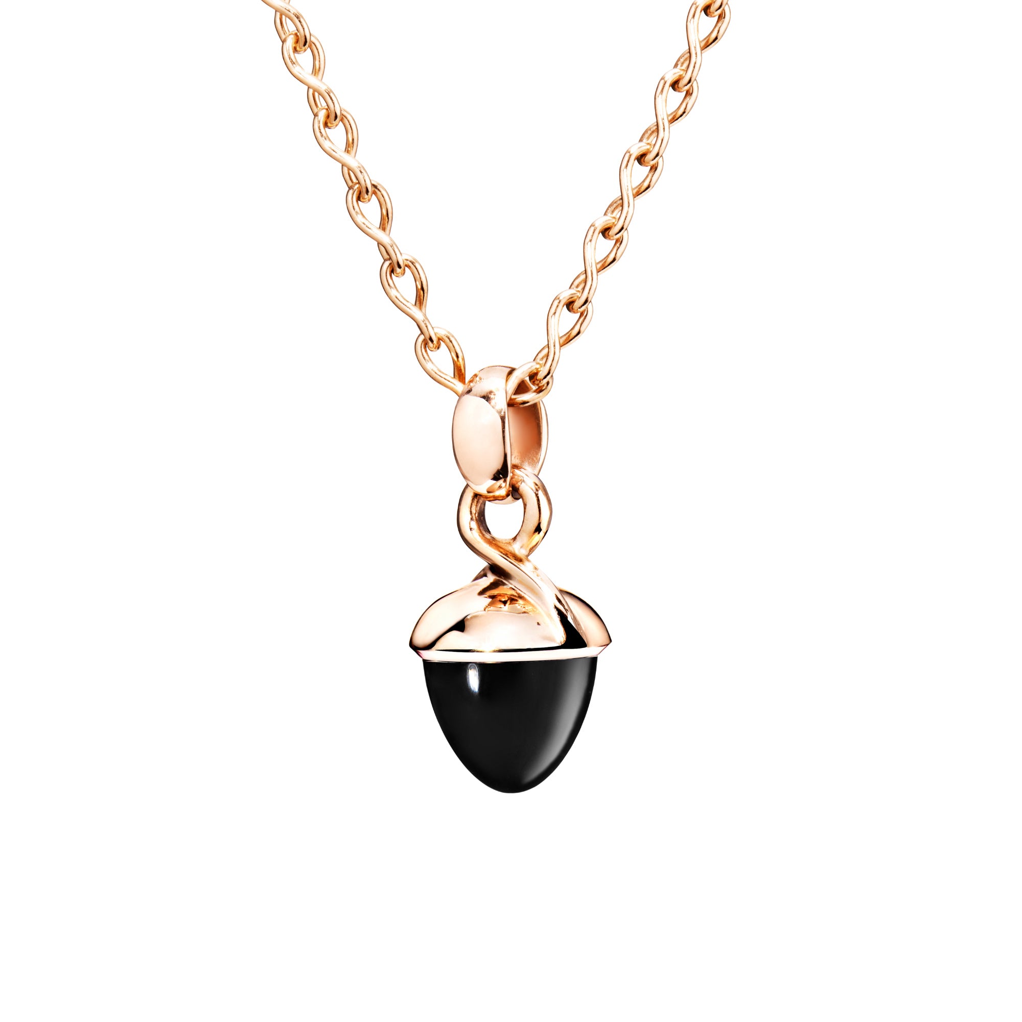 Tamara Comolli MIKADO Bouquet Anhänger mit Onyx (P-MB-Onyx-rg) aus Roségold mit Onyx