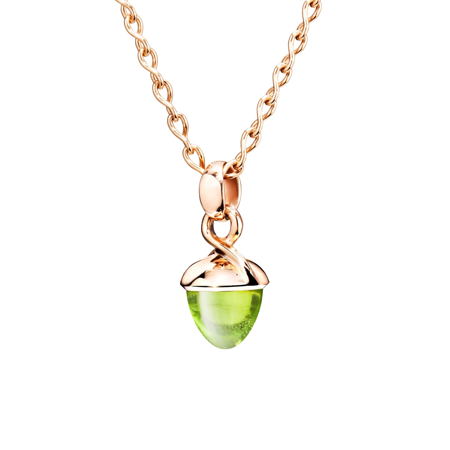 Tamara Comolli MIKADO Bouquet Anhänger mit Peridot (P-MB-Per-rg) aus Roségold mit Peridot