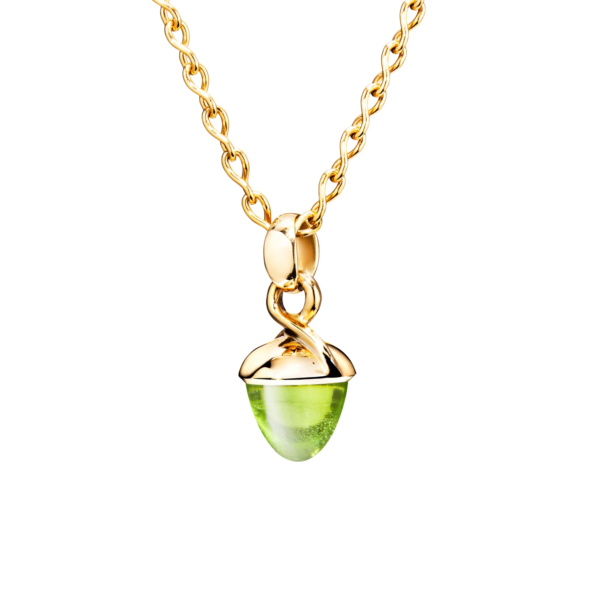 Tamara Comolli MIKADO Bouquet Anhänger mit Peridot (P-MB-Per-yg) aus Gelbgold mit Peridot