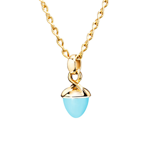 Tamara Comolli MIKADO Bouquet Anhänger mit Türkis (P-MB-Tur-yg) aus Gelbgold mit Türkis