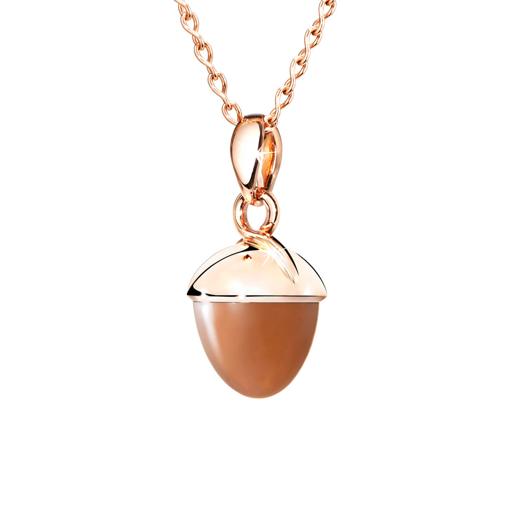Tamara Comolli MIKADO Bouquet Anhänger XL mit Mondstein (P-MB-XL-MoBr-rg) aus Roségold mit Mondstein