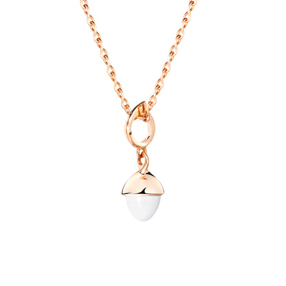 Tamara Comolli MIKADO Flamenco Anhänger mit Cacholong (P-MFL-Cach-rg) aus Roségold mit Cacholong