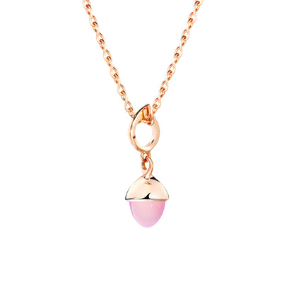 Tamara Comolli MIKADO Flamenco Anhänger mit Chalcedon (P-MFL-ChPi-rg) aus Roségold mit Chalcedon