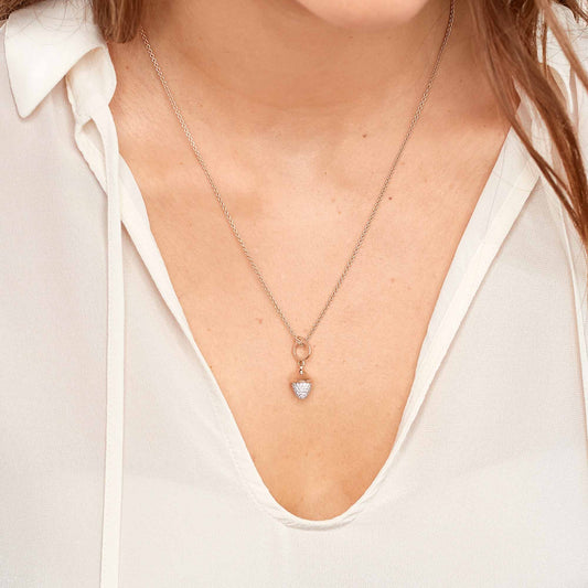 Tamara Comolli MIKADO Flamenco Anhänger mit Diamant-Pavé (P-MFL-p-rg) mit Diamant