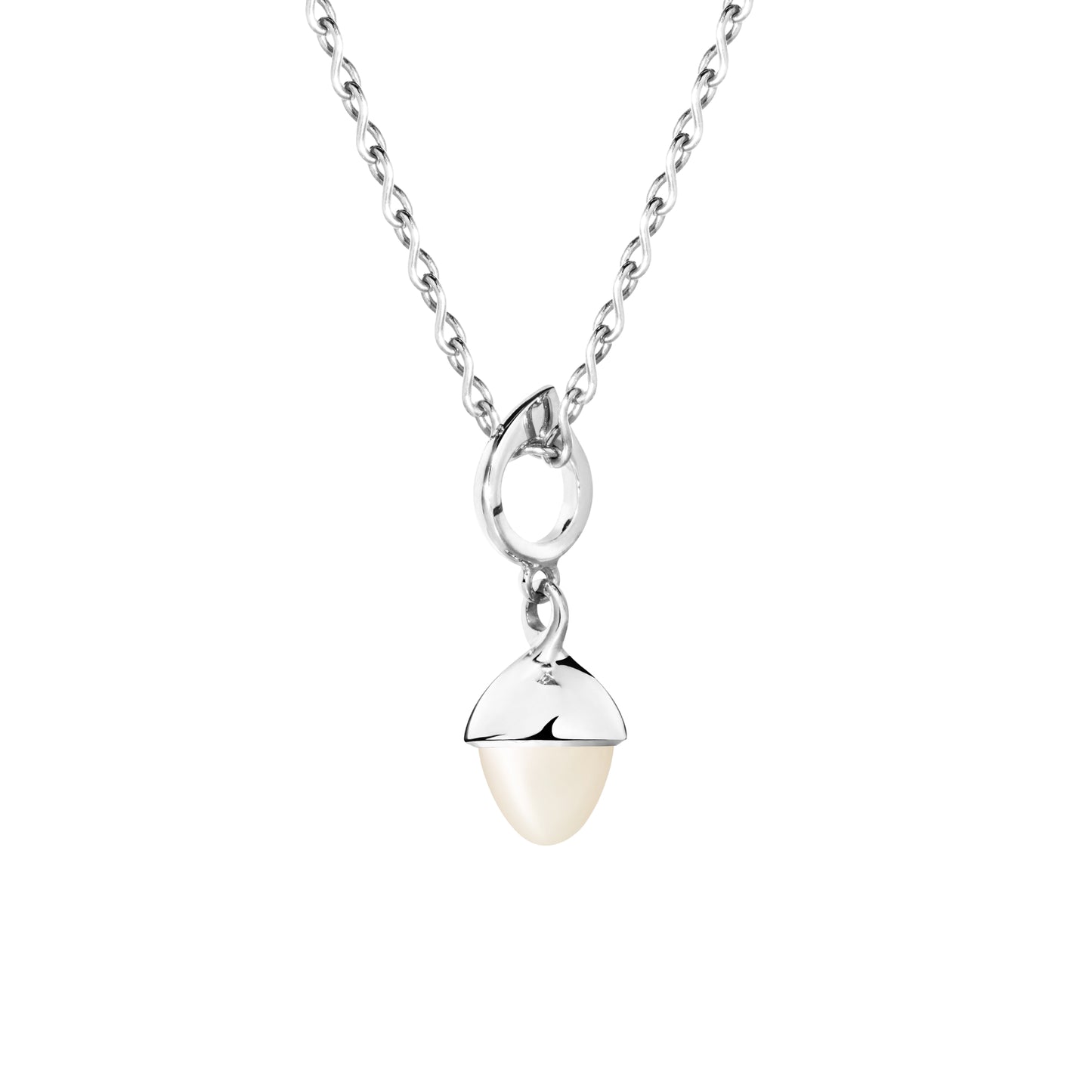 Tamara Comolli MIKADO Flamenco Anhänger mit Mondstein (P-MFL-MoSa-wg) aus Weißgold mit Mondstein