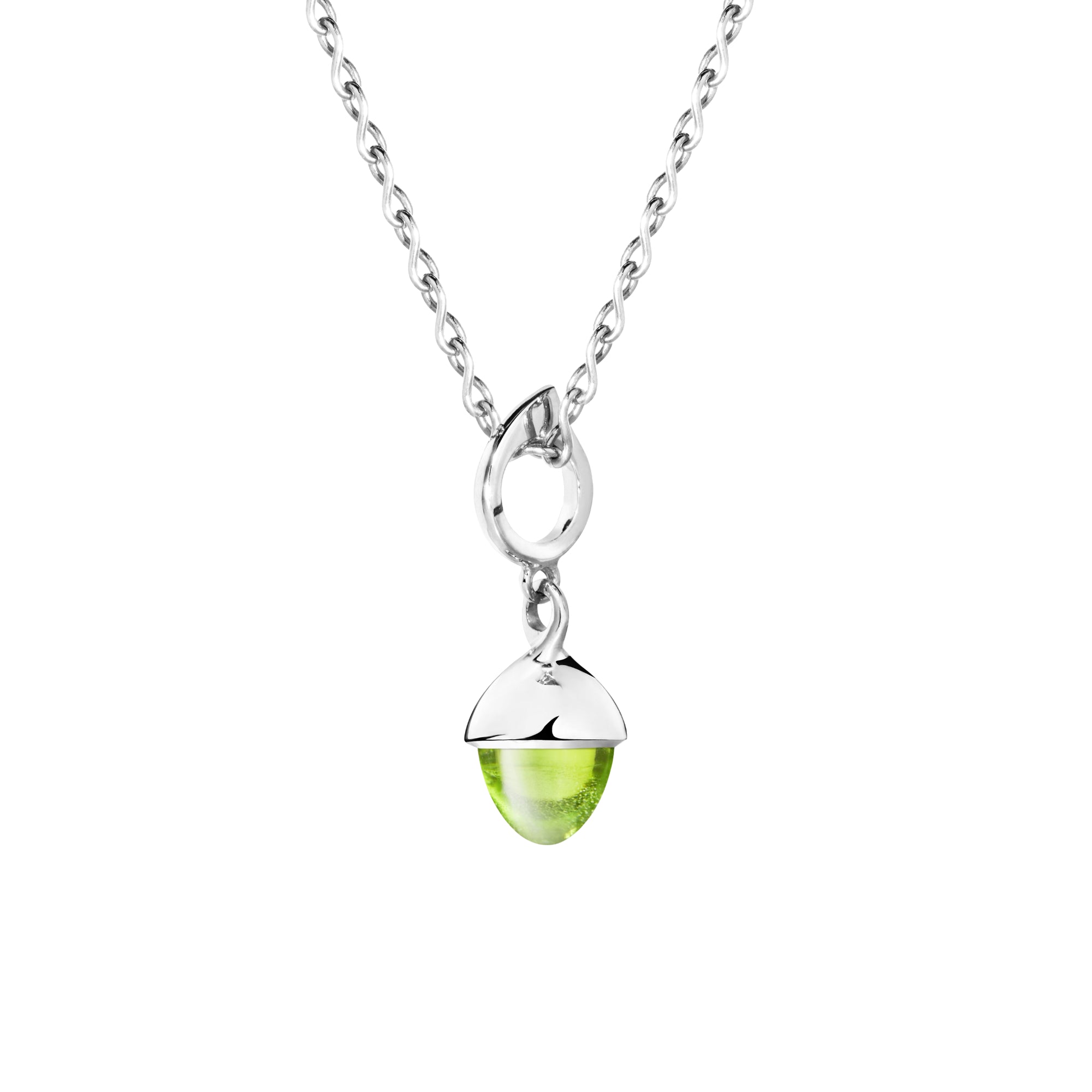 Tamara Comolli MIKADO Flamenco Anhänger mit Peridot (P-MFL-Per-wg) aus Weißgold mit Peridot