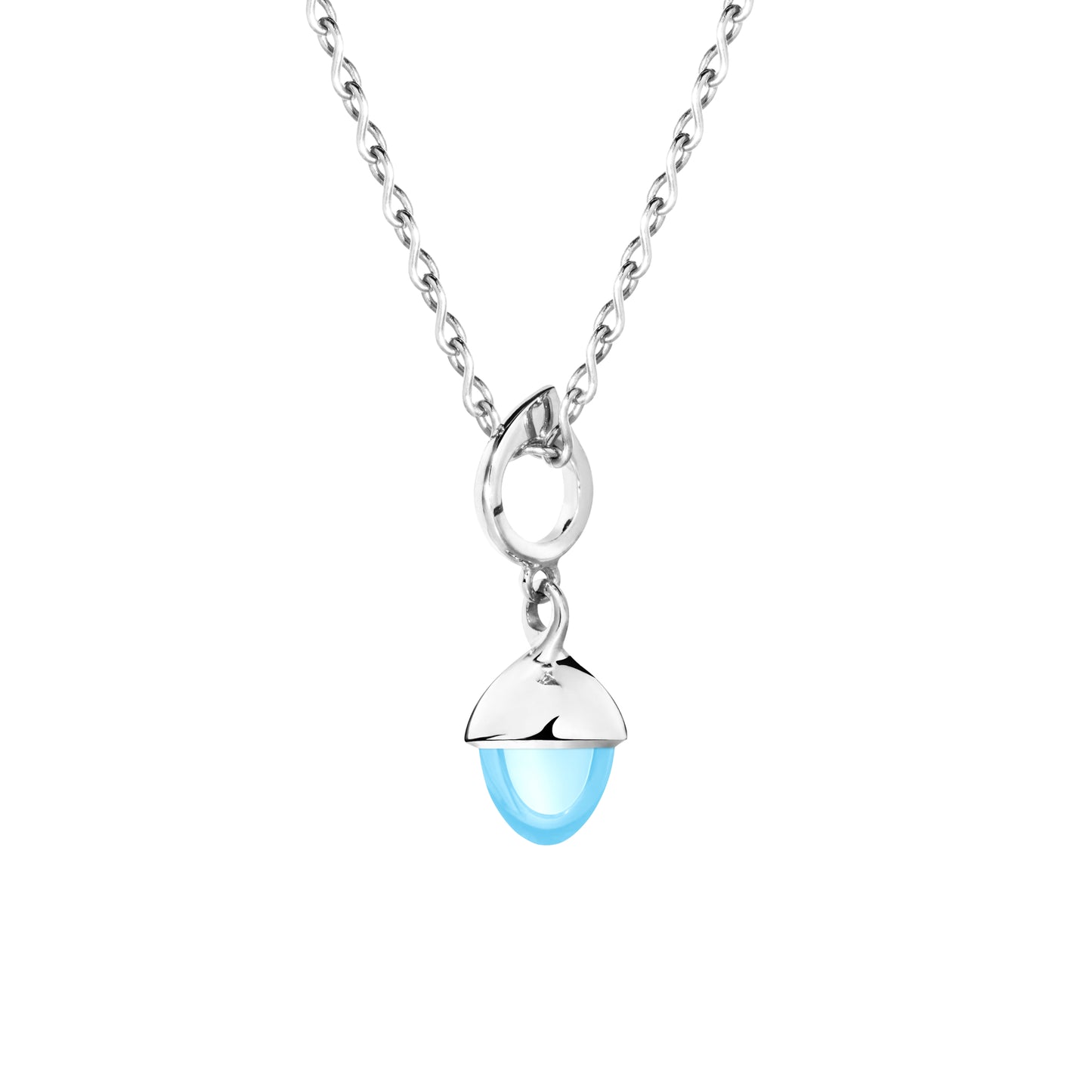 Tamara Comolli MIKADO Flamenco Anhänger mit Sky Topas (P-MFL-ToSky-wg) aus Weißgold mit Topas