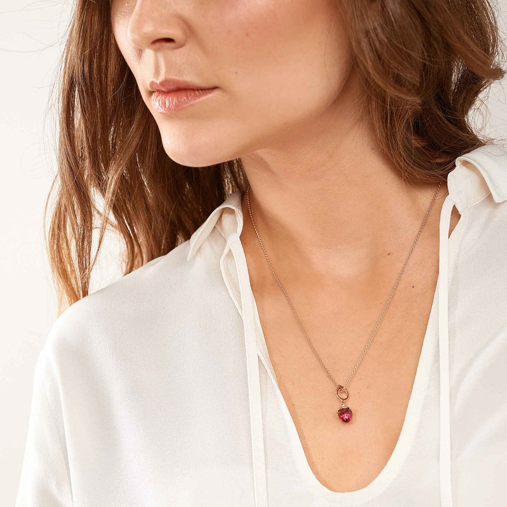 Tamara Comolli MIKADO Flamenco Anhänger mit Turmalin (P-MFL-TuRo-rg) aus Roségold mit Turmalin