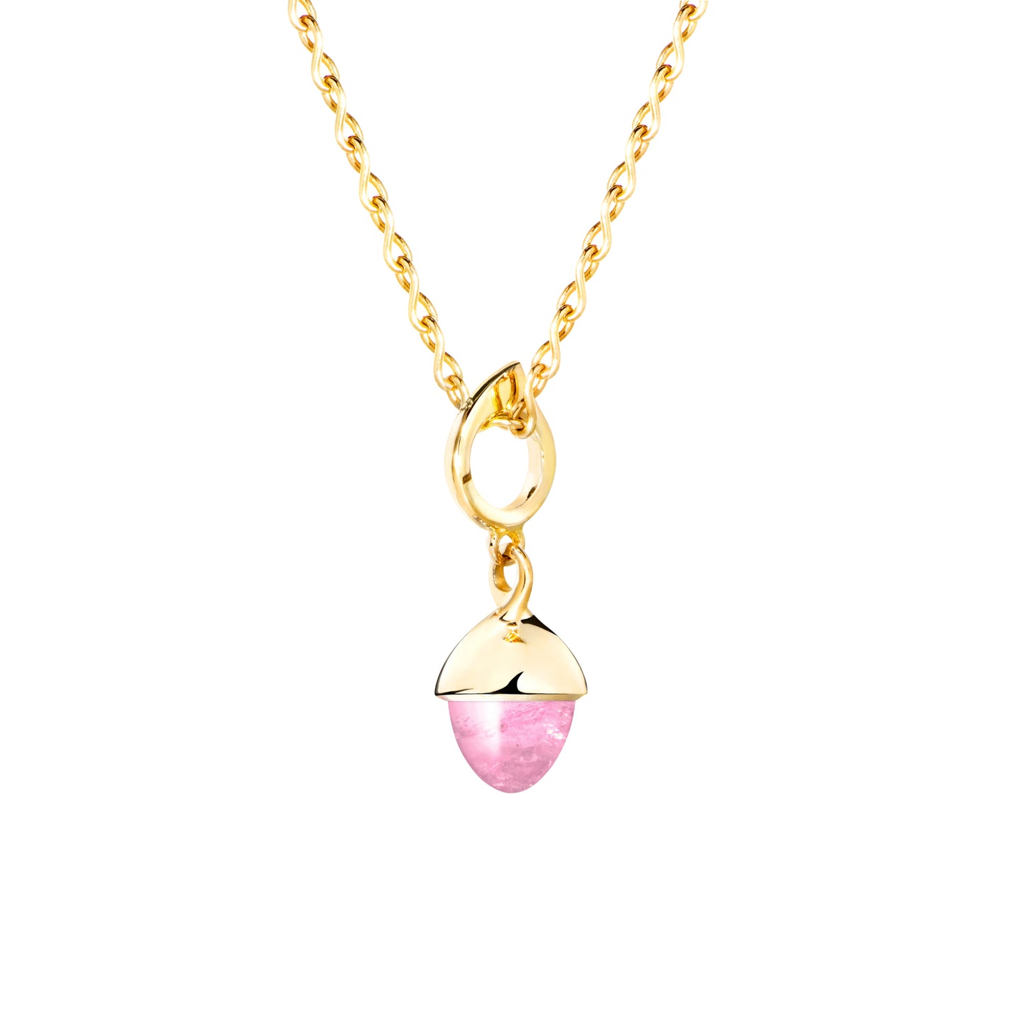 Tamara Comolli MIKADO Flamenco Anhänger mit Turmalin (P-MFL-TuRo-yg) aus Gelbgold mit Turmalin