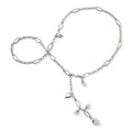 Tamara Comolli MIKADO Halskette mit Diamant-Pavé (N-M-Del51-p-wg) aus Weißgold mit Diamant