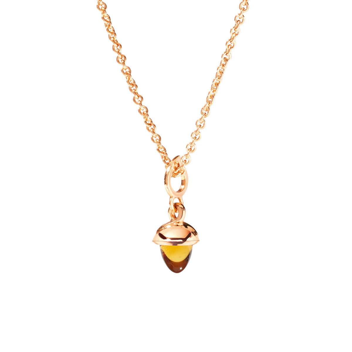 Tamara Comolli MiniMIKADO Anhänger mit Citrin (P-mMC-Cit-rg) aus Roségold mit Citrin