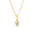 Tamara Comolli MiniMIKADO Anhänger mit Diamant-Pavé (P-mMC-p-yg) aus Gelbgold mit Diamant