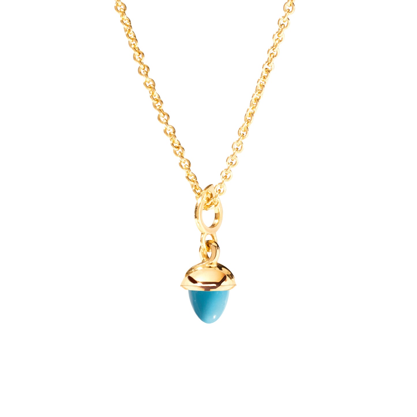 MiniMIKADO Anhänger mit Türkis, Gelbgold • Türkis von Tamara Comolli (P-mMC-Tur-yg)