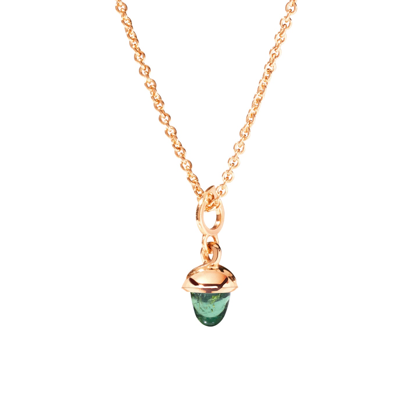 MiniMIKADO Anhänger mit Turmalin, Roségold • Turmalin von Tamara Comolli (P-mMC-TuGr-rg)