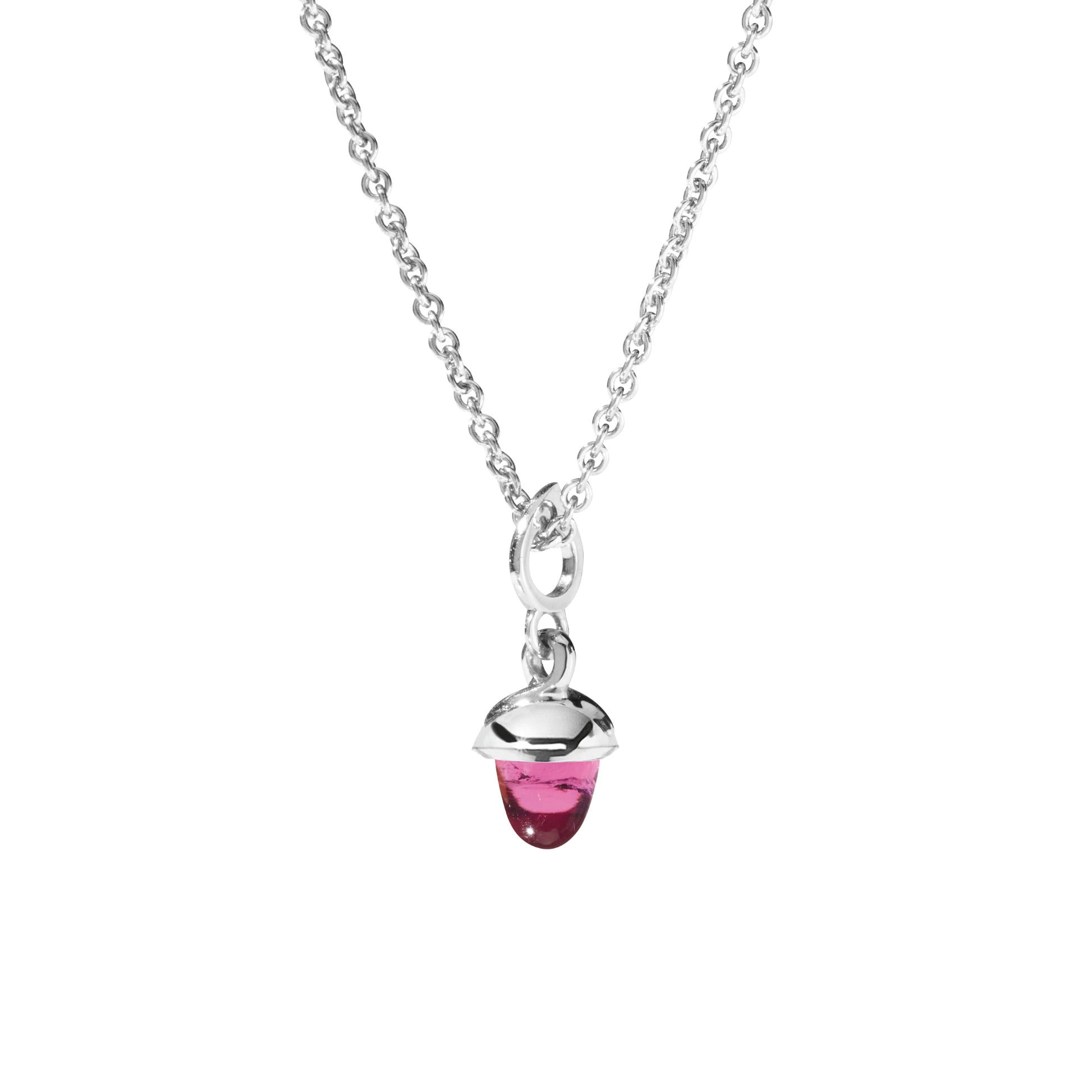 MiniMIKADO Anhänger mit Turmalin, Weißgold • Turmalin von Tamara Comolli (P-mMC-TuRo-wg)