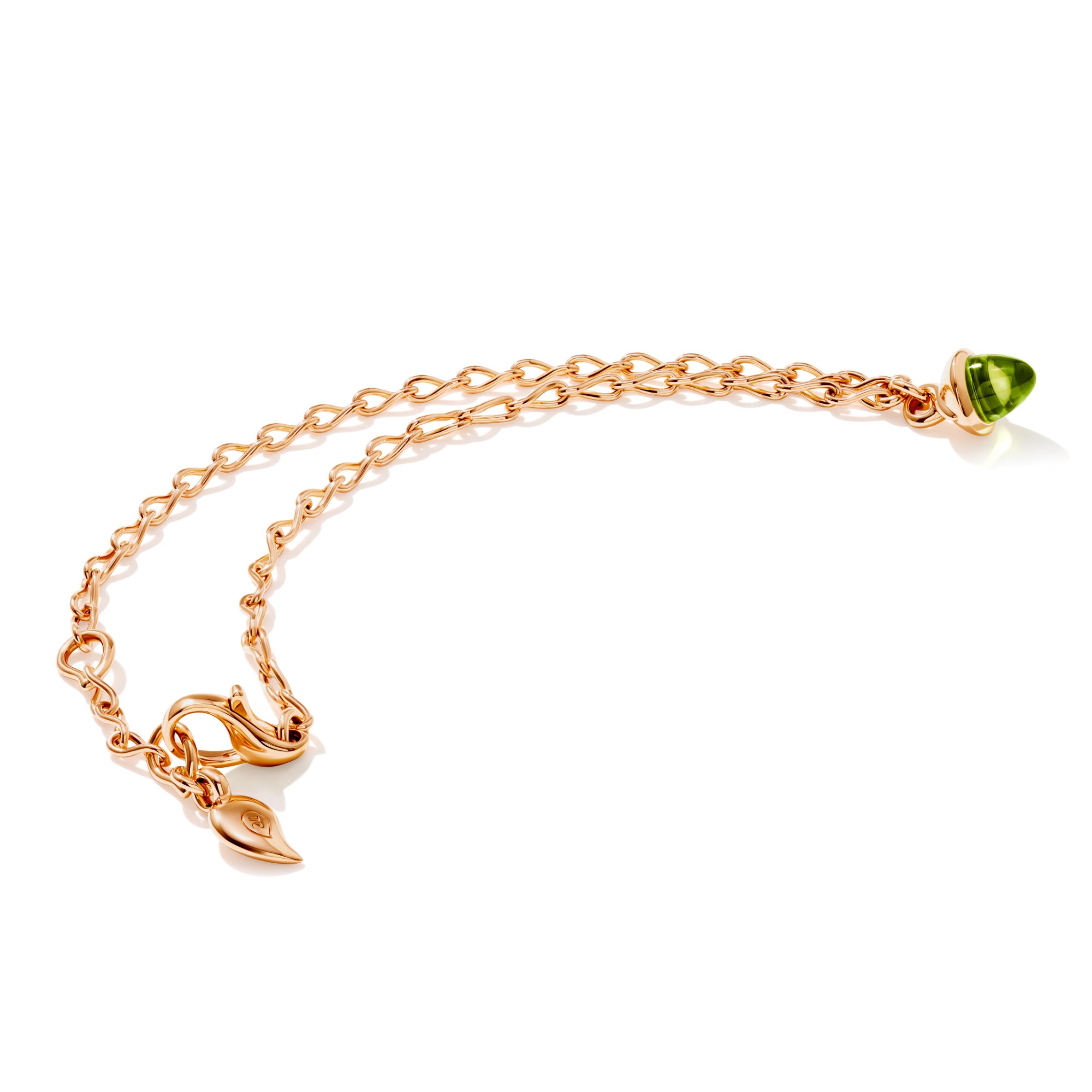 Tamara Comolli MiniMIKADO Armband mit Peridot (B-mMC-c-Per-rg) aus Roségold mit Peridot