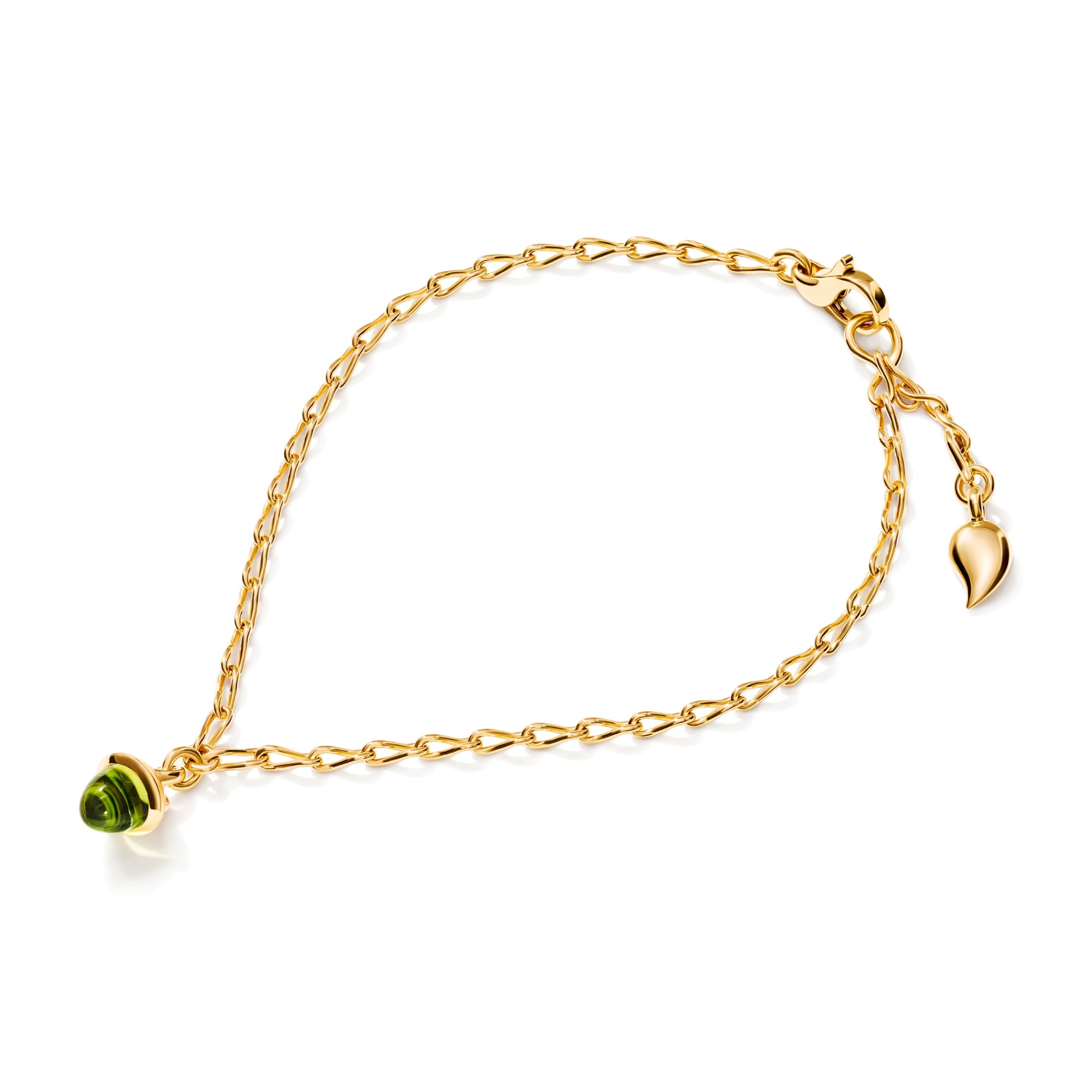 Tamara Comolli MiniMIKADO Armband mit Peridot (B-mMC-c-Per-yg) aus Gelbgold mit Peridot