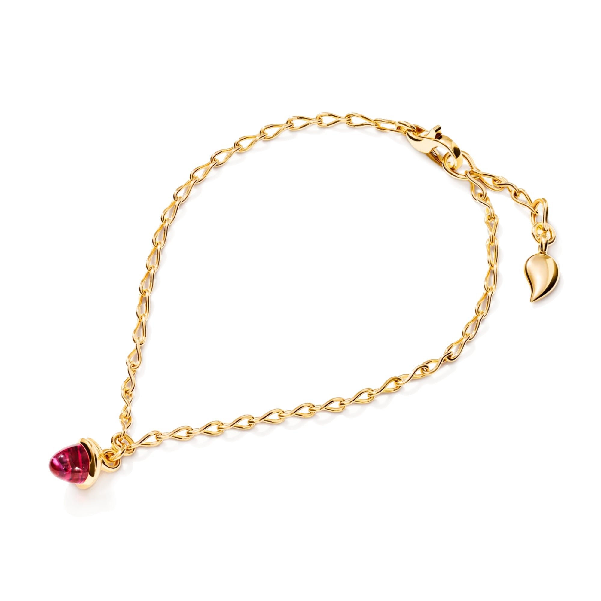 Tamara Comolli MiniMIKADO Armband mit rosa Turmalin (B-mMC-c-TuRo-yg) aus Gelbgold mit Turmalin
