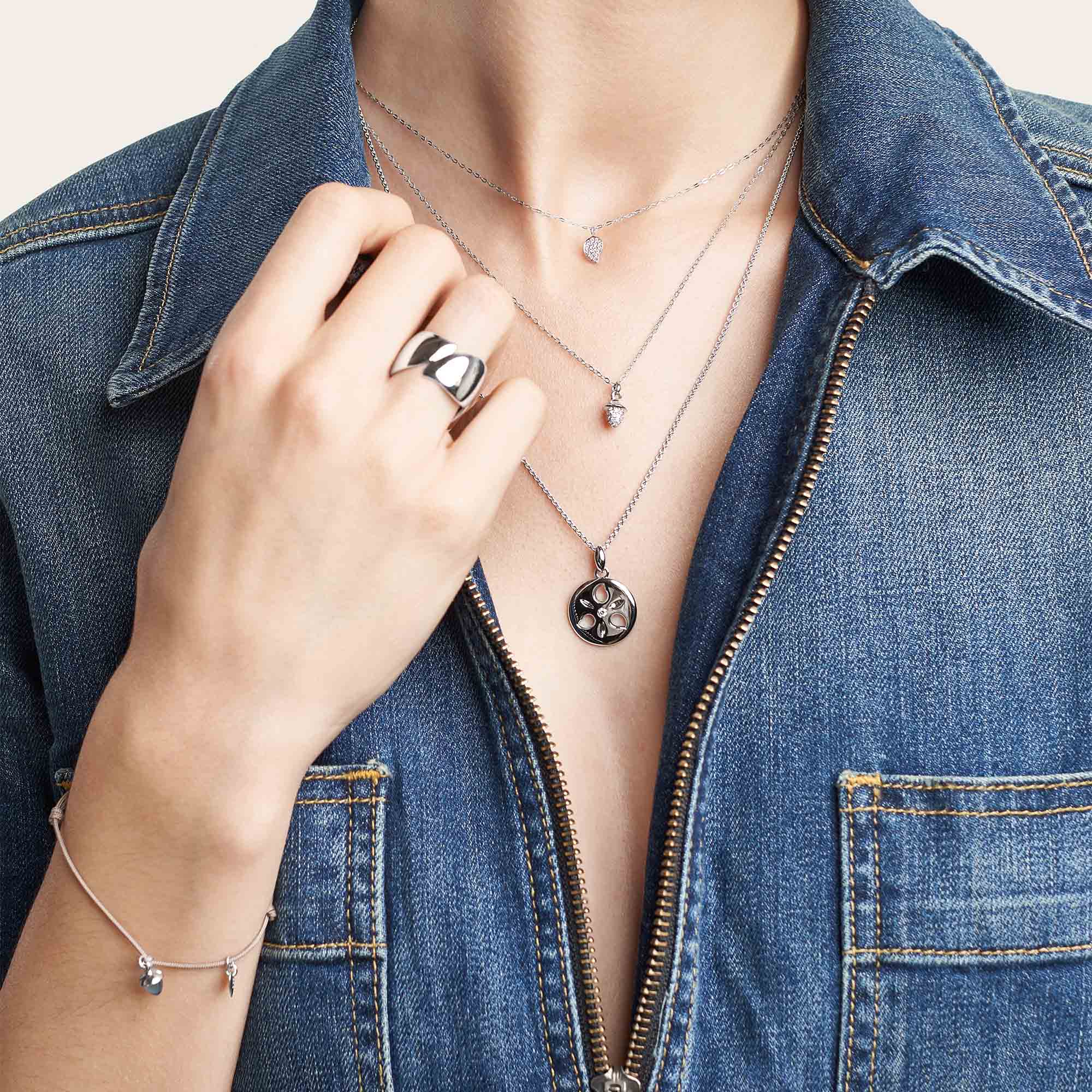 Tamara Comolli myMIKADO Armband mit Swiss Topas (B-MM-ToSw-wg) aus Weißgold mit Topas