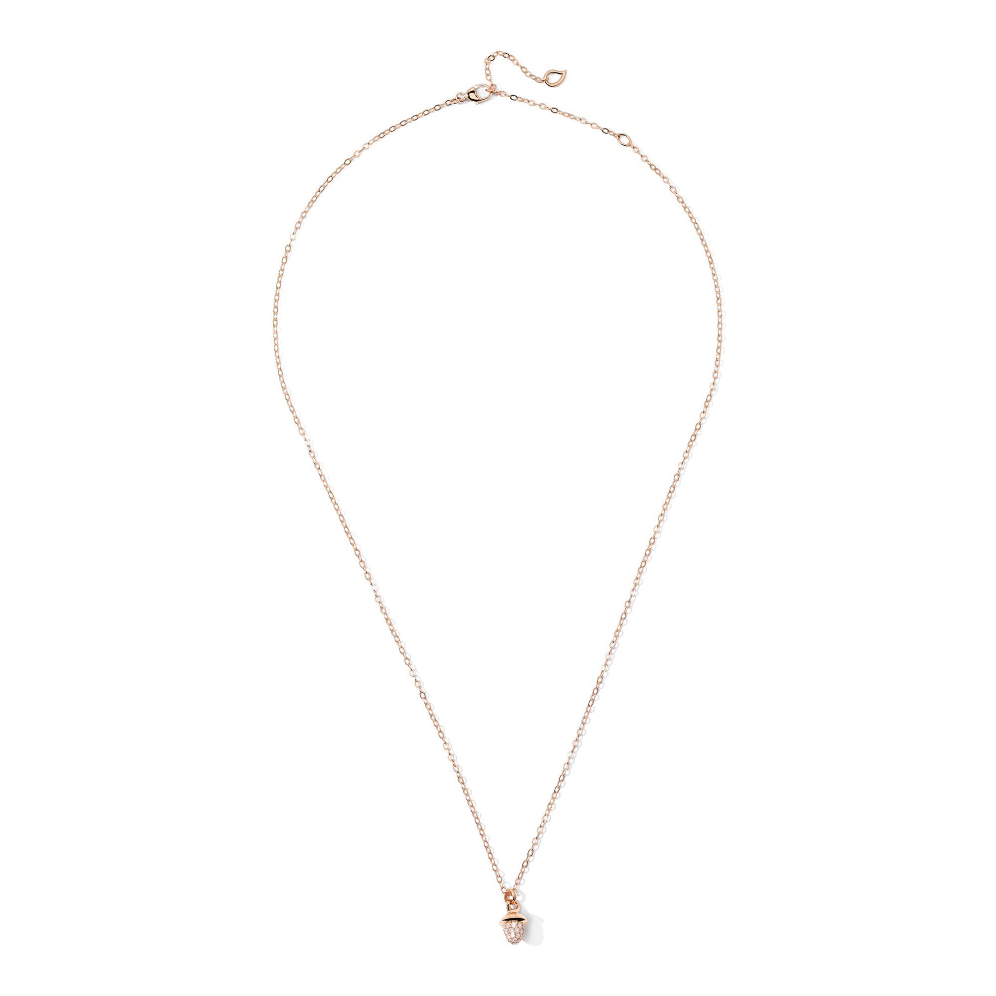 Tamara Comolli myMIKADO Halskette mit Diamant-Pavé (N-MM-p-rg) aus Roségold mit Diamant