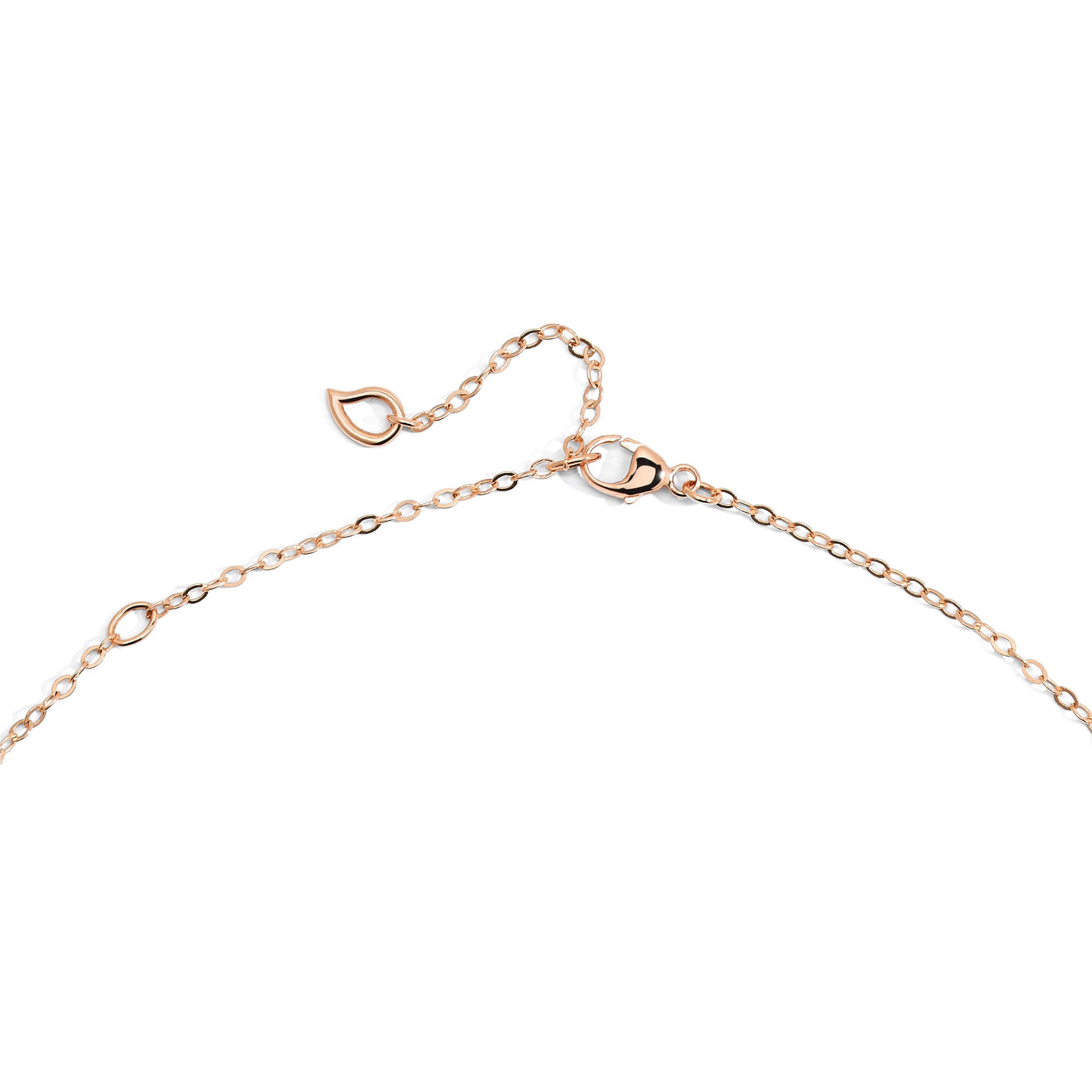 Tamara Comolli myMIKADO Halskette mit Diamant-Pavé (N-MM-p-rg) aus Roségold mit Diamant