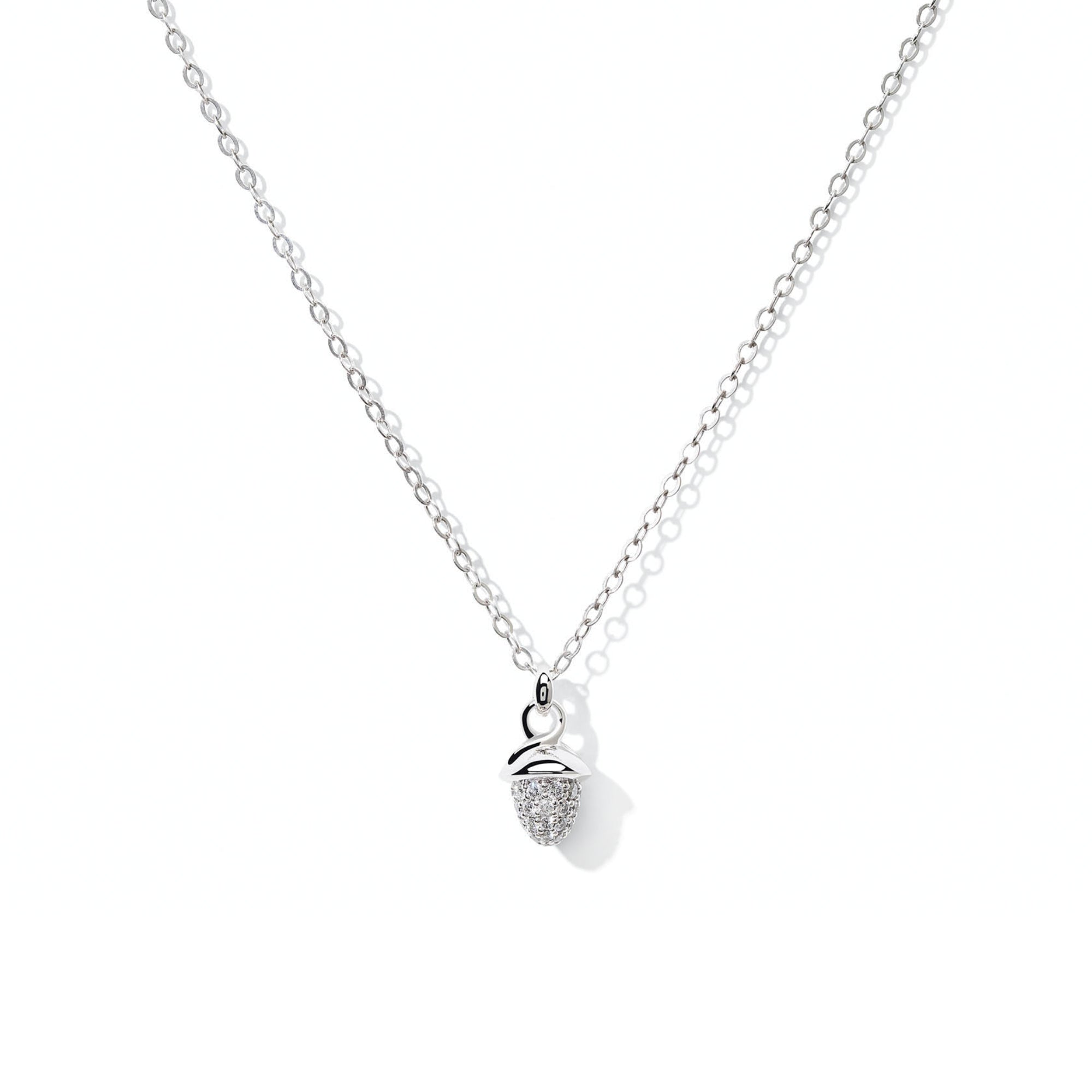 Tamara Comolli myMIKADO Halskette mit Diamant-Pavé (N-MM-p-wg) aus Weißgold mit Diamant