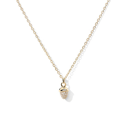 Tamara Comolli myMIKADO Halskette mit Diamant-Pavé (N-MM-p-yg) aus Gelbgold mit Diamant