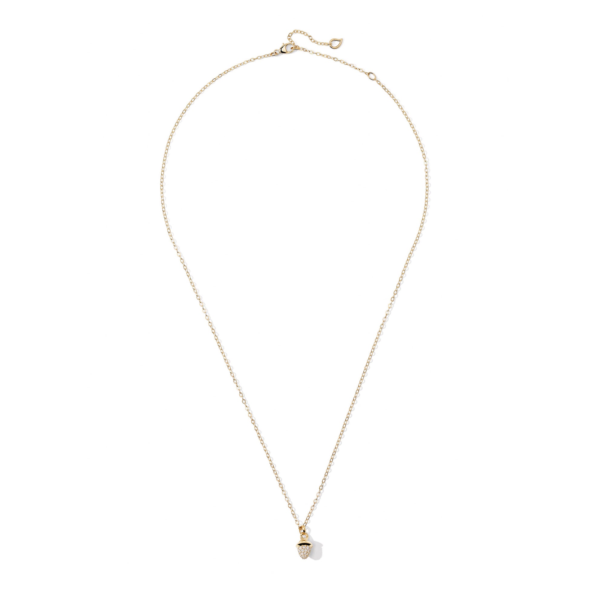 Tamara Comolli myMIKADO Halskette mit Diamant-Pavé (N-MM-p-yg) aus Gelbgold mit Diamant