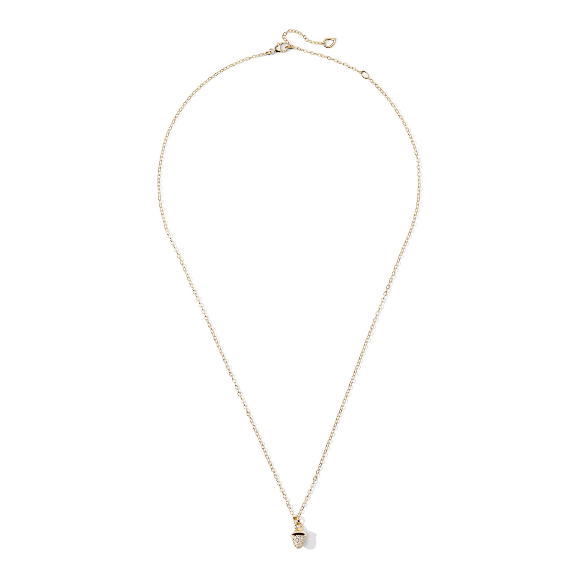 Tamara Comolli myMIKADO Halskette mit Diamant-Pavé (N-MM-p-yg) aus Gelbgold mit Diamant