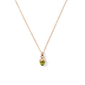Tamara Comolli myMIKADO Halskette mit Peridot (N-MM-Per-rg) aus Roségold mit Peridot