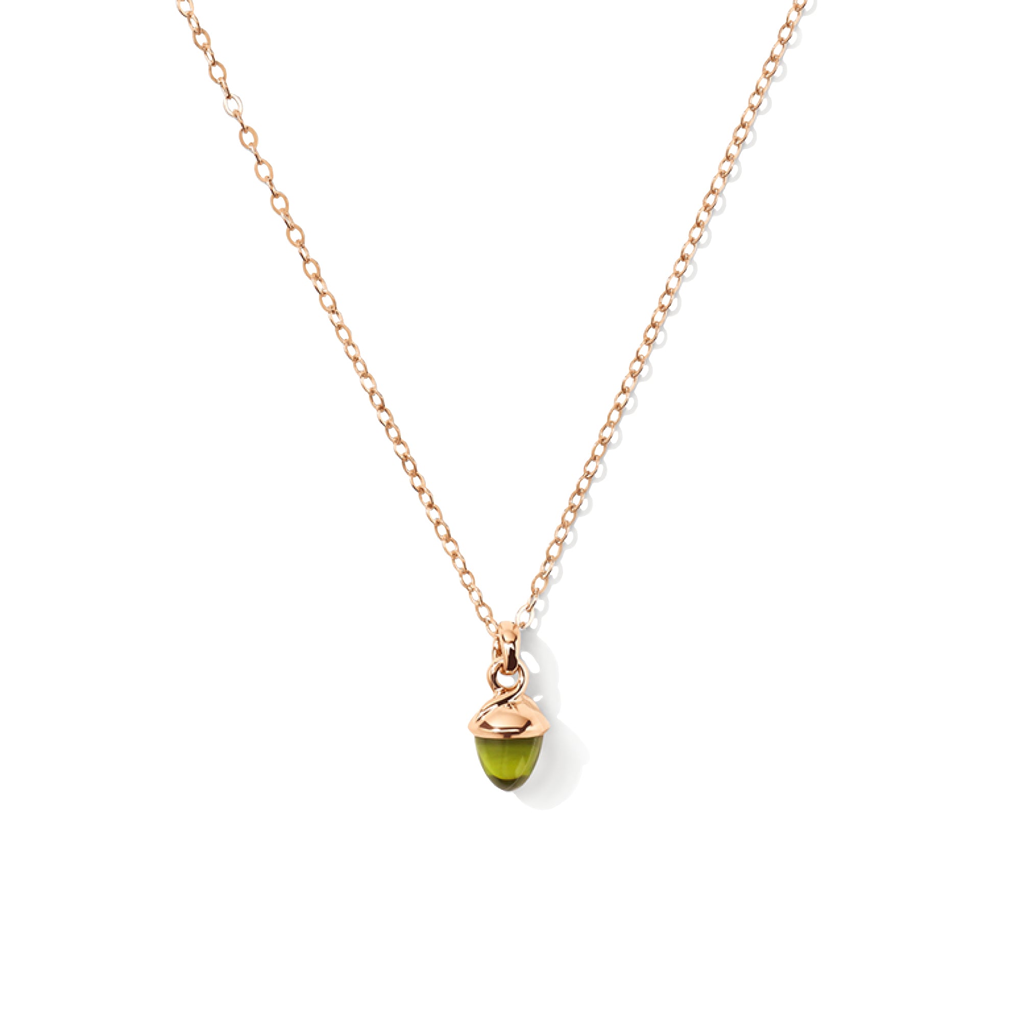 Tamara Comolli myMIKADO Halskette mit Peridot (N-MM-Per-rg) aus Roségold mit Peridot