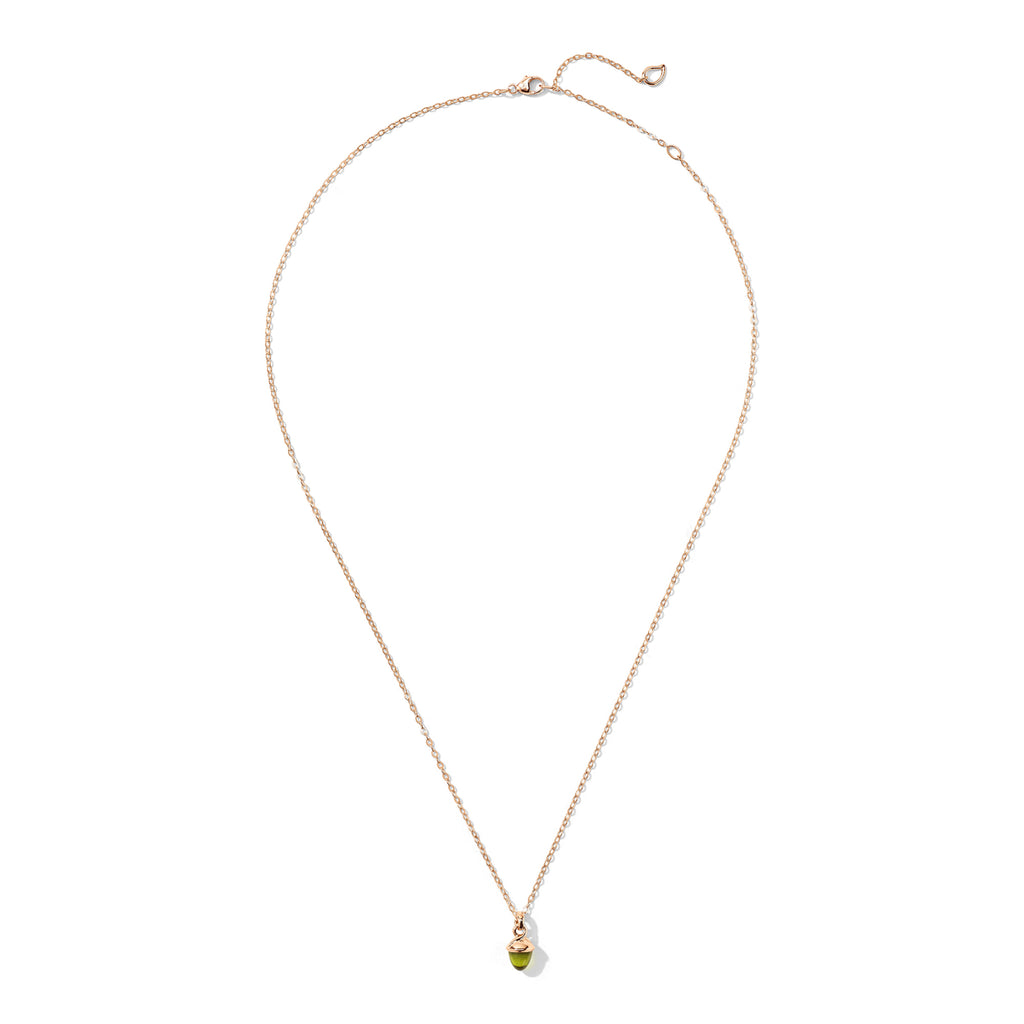 Tamara Comolli myMIKADO Halskette mit Peridot (N-MM-Per-rg) aus Roségold mit Peridot