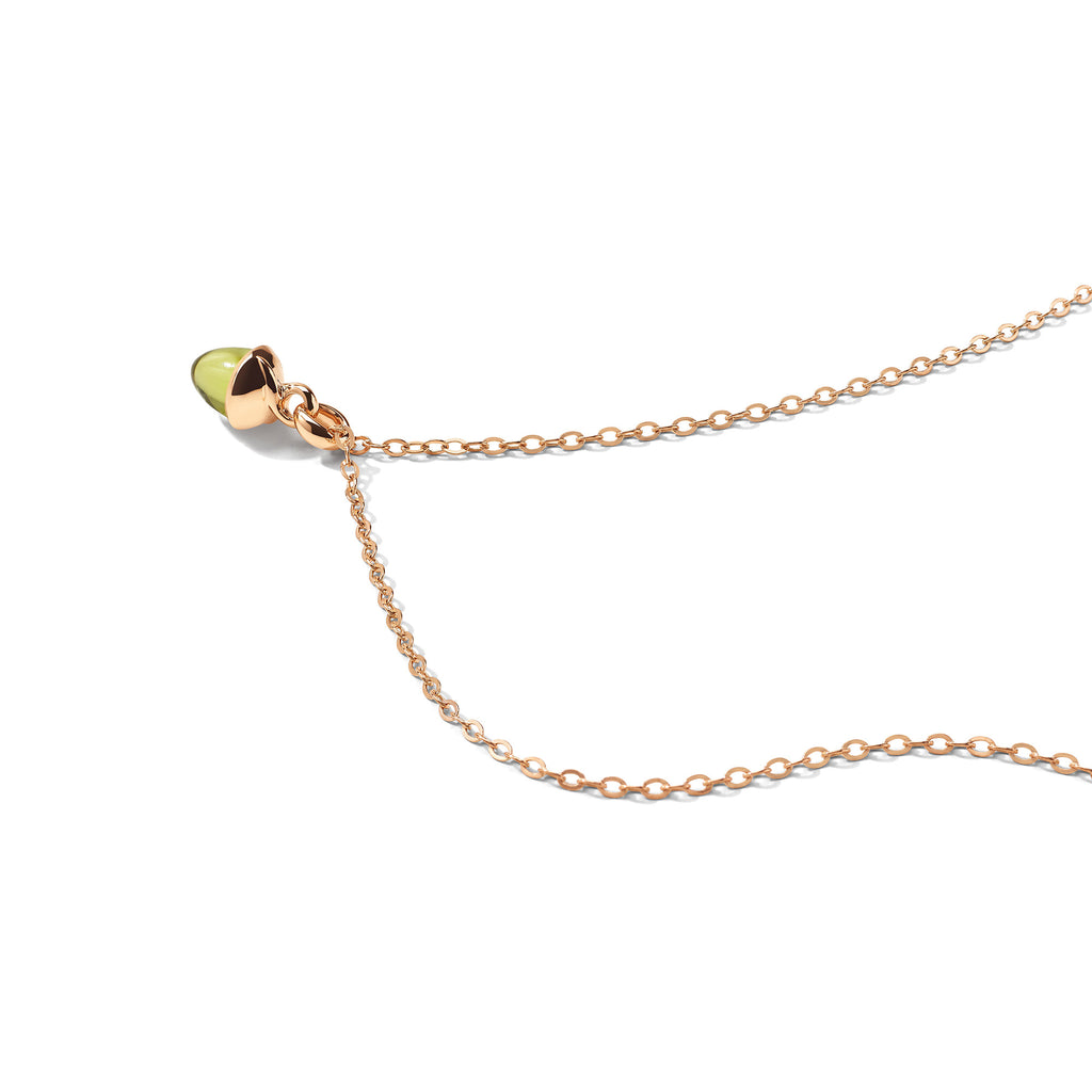 Tamara Comolli myMIKADO Halskette mit Peridot (N-MM-Per-rg) aus Roségold mit Peridot