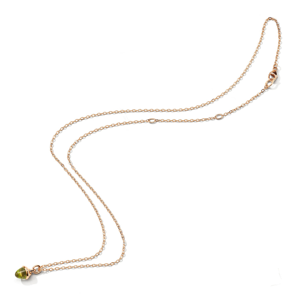Tamara Comolli myMIKADO Halskette mit Peridot (N-MM-Per-rg) aus Roségold mit Peridot