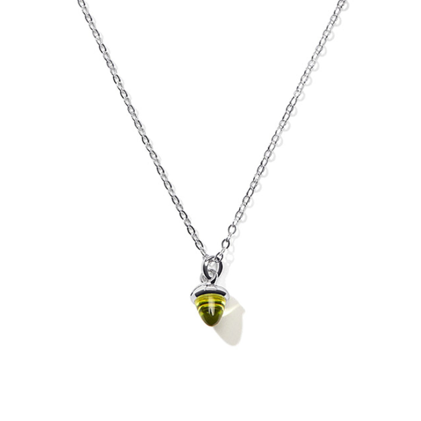 Tamara Comolli myMIKADO Halskette mit Peridot (N-MM-Per-wg) aus Weißgold mit Peridot