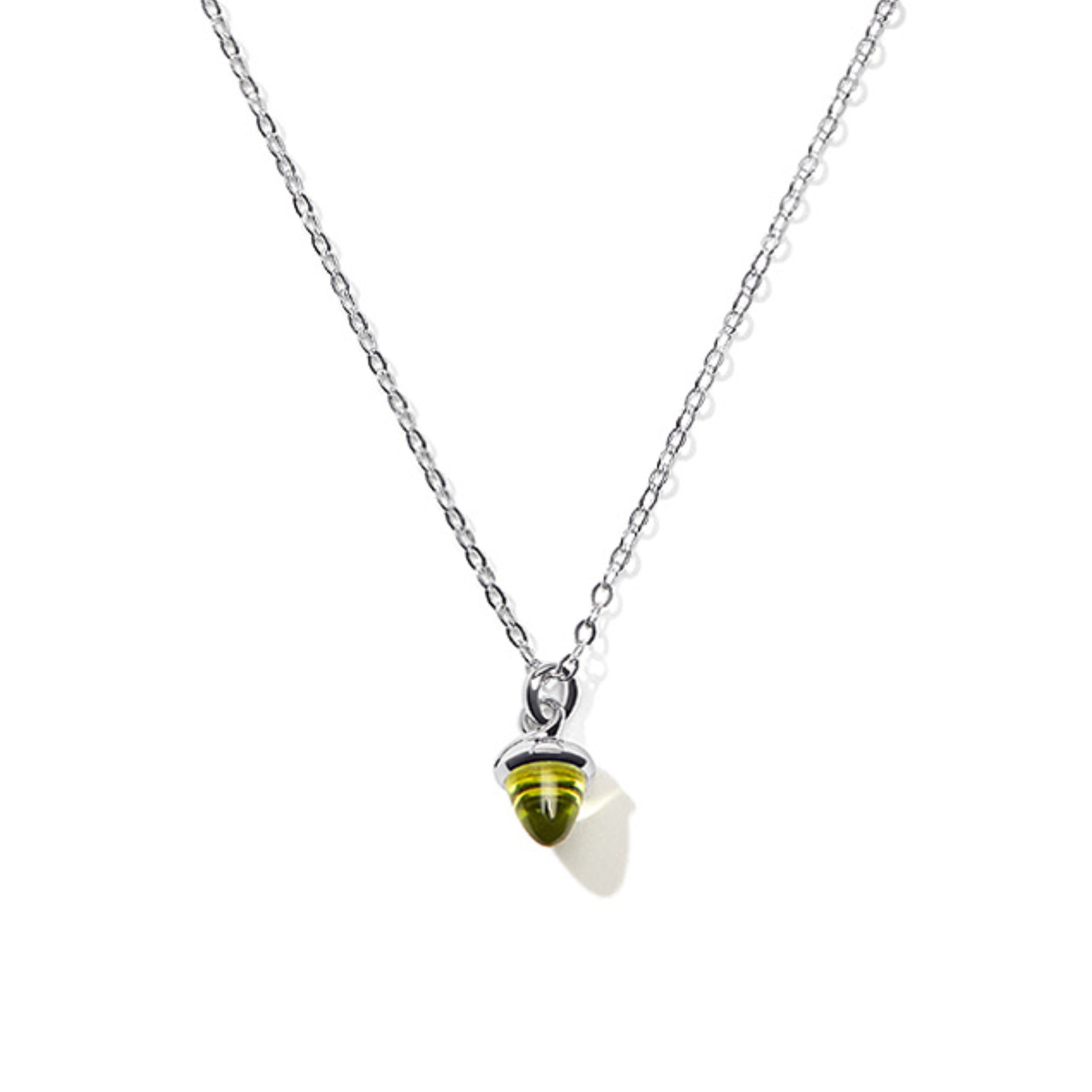 Tamara Comolli myMIKADO Halskette mit Peridot (N-MM-Per-wg) aus Weißgold mit Peridot