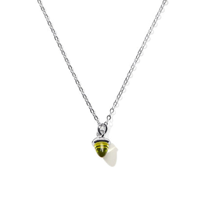 Tamara Comolli myMIKADO Halskette mit Peridot (N-MM-Per-wg) aus Weißgold mit Peridot