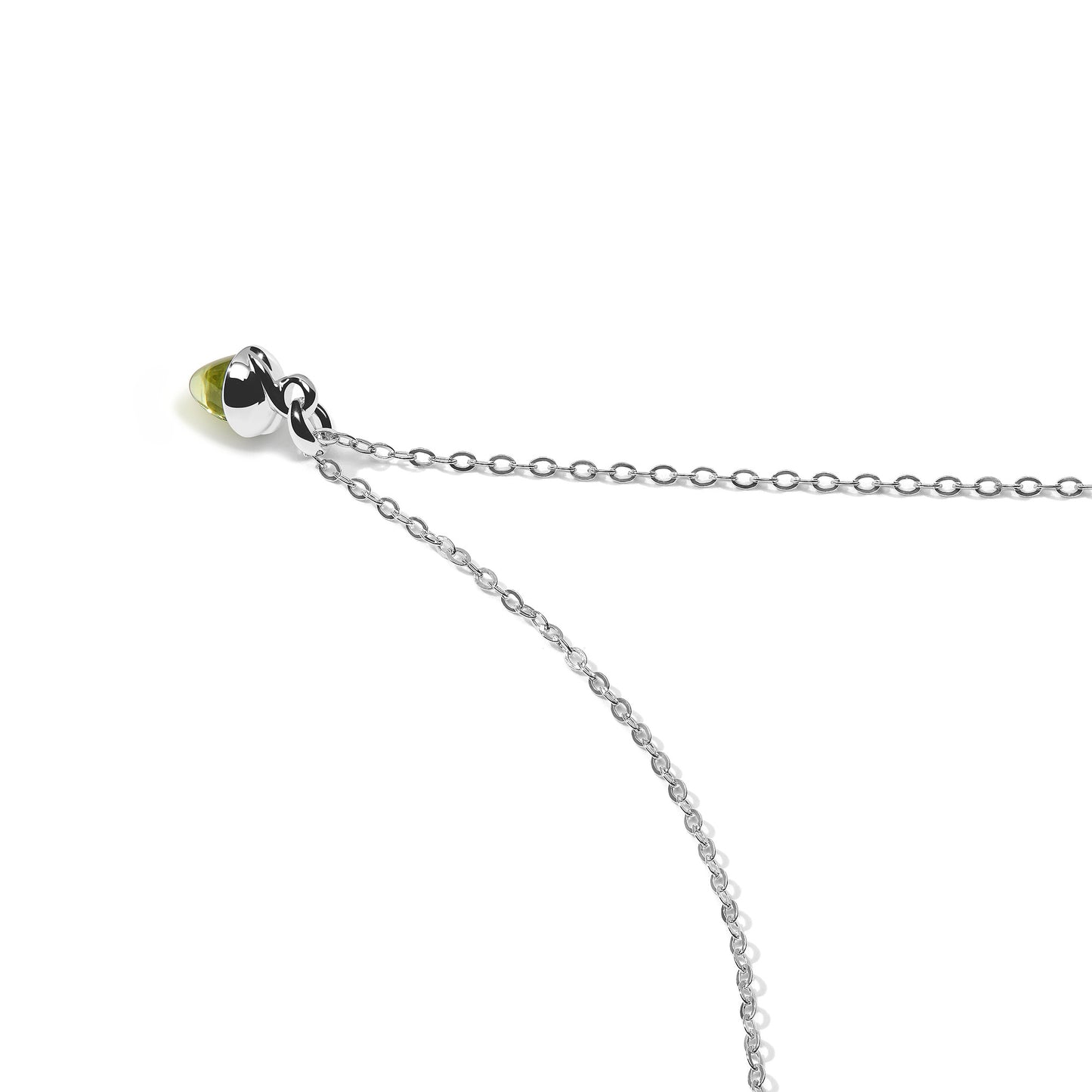 Tamara Comolli myMIKADO Halskette mit Peridot (N-MM-Per-wg) aus Weißgold mit Peridot