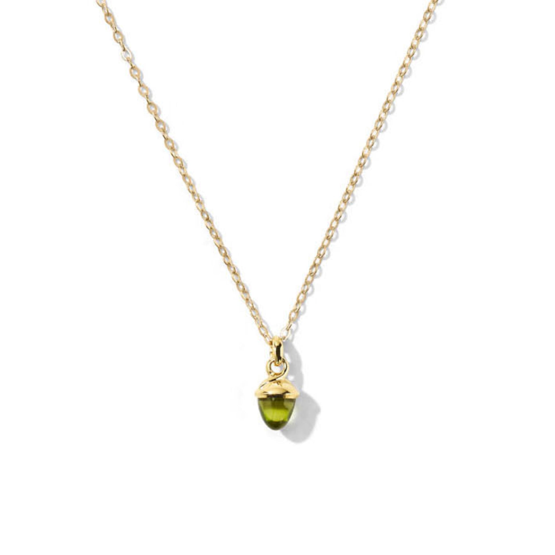 Tamara Comolli myMIKADO Halskette mit Peridot (N-MM-Per-yg) aus Gelbgold mit Peridot