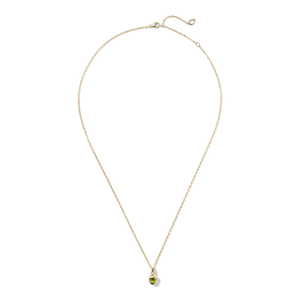 Tamara Comolli myMIKADO Halskette mit Peridot (N-MM-Per-yg) aus Gelbgold mit Peridot