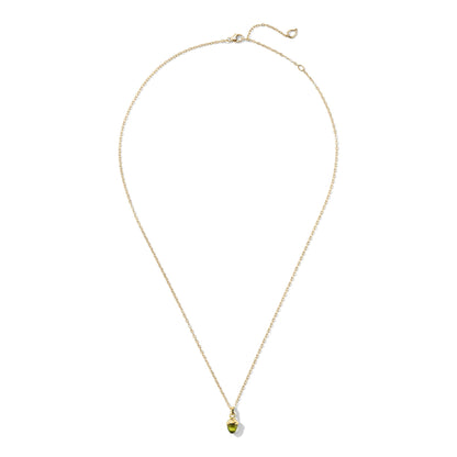 Tamara Comolli myMIKADO Halskette mit Peridot (N-MM-Per-yg) aus Gelbgold mit Peridot