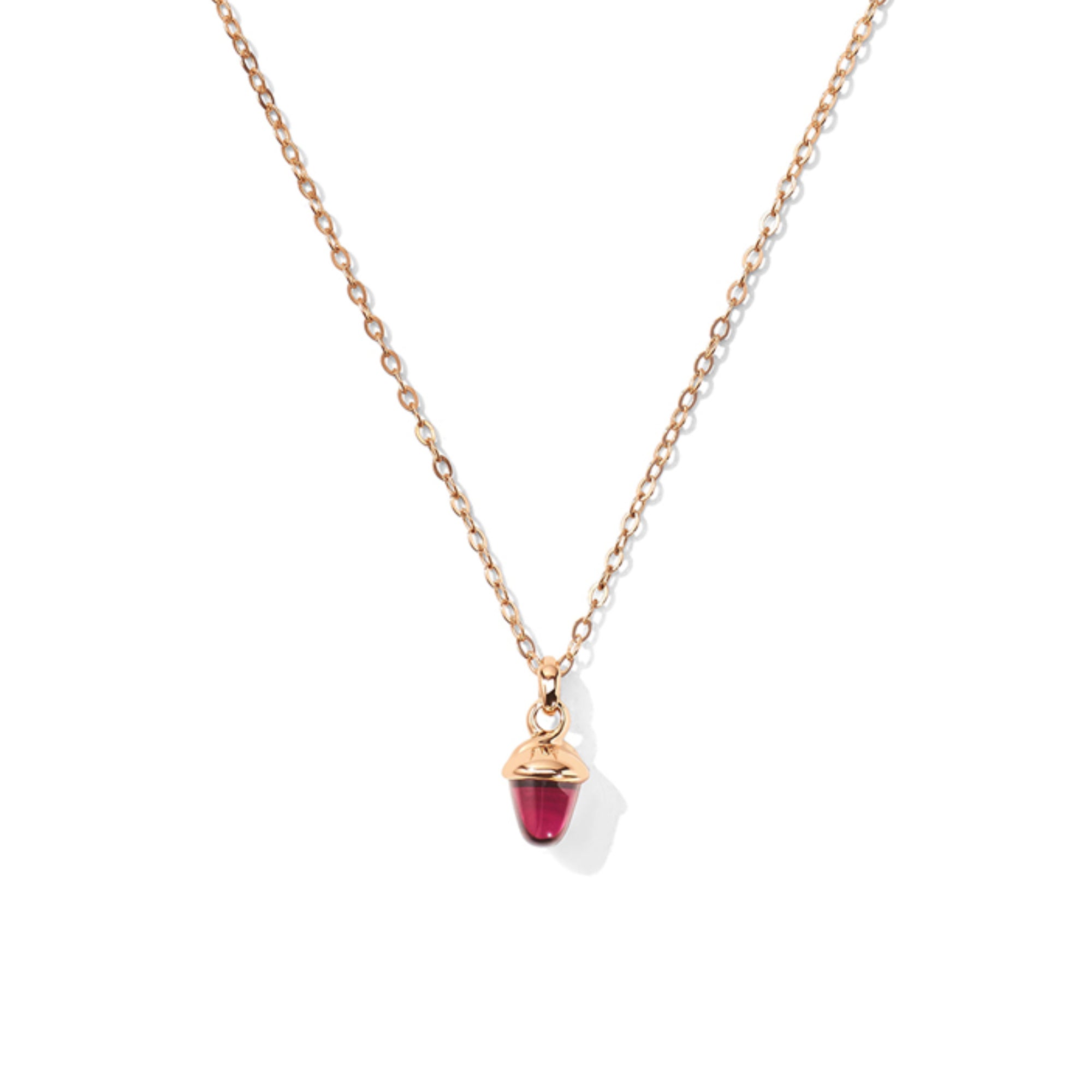 Tamara Comolli myMIKADO Halskette mit Rosa Turmalin (N-MM-TuRo-rg) aus Roségold mit Turmalin