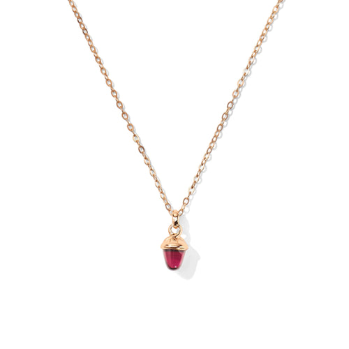 Tamara Comolli myMIKADO Halskette mit Rosa Turmalin (N-MM-TuRo-rg) aus Roségold mit Turmalin