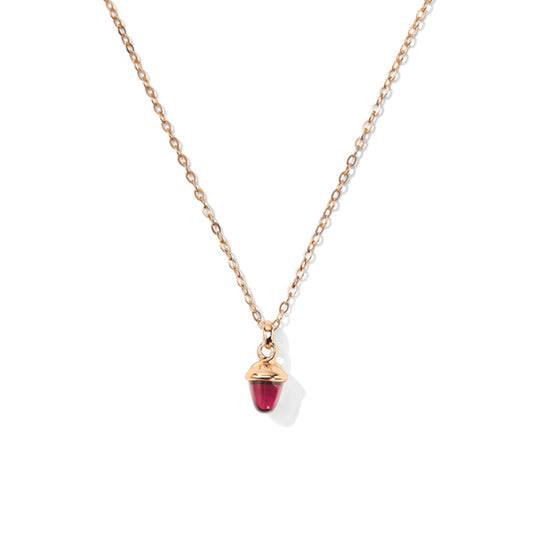 Tamara Comolli myMIKADO Halskette mit Rosa Turmalin (N-MM-TuRo-rg) aus Roségold mit Turmalin