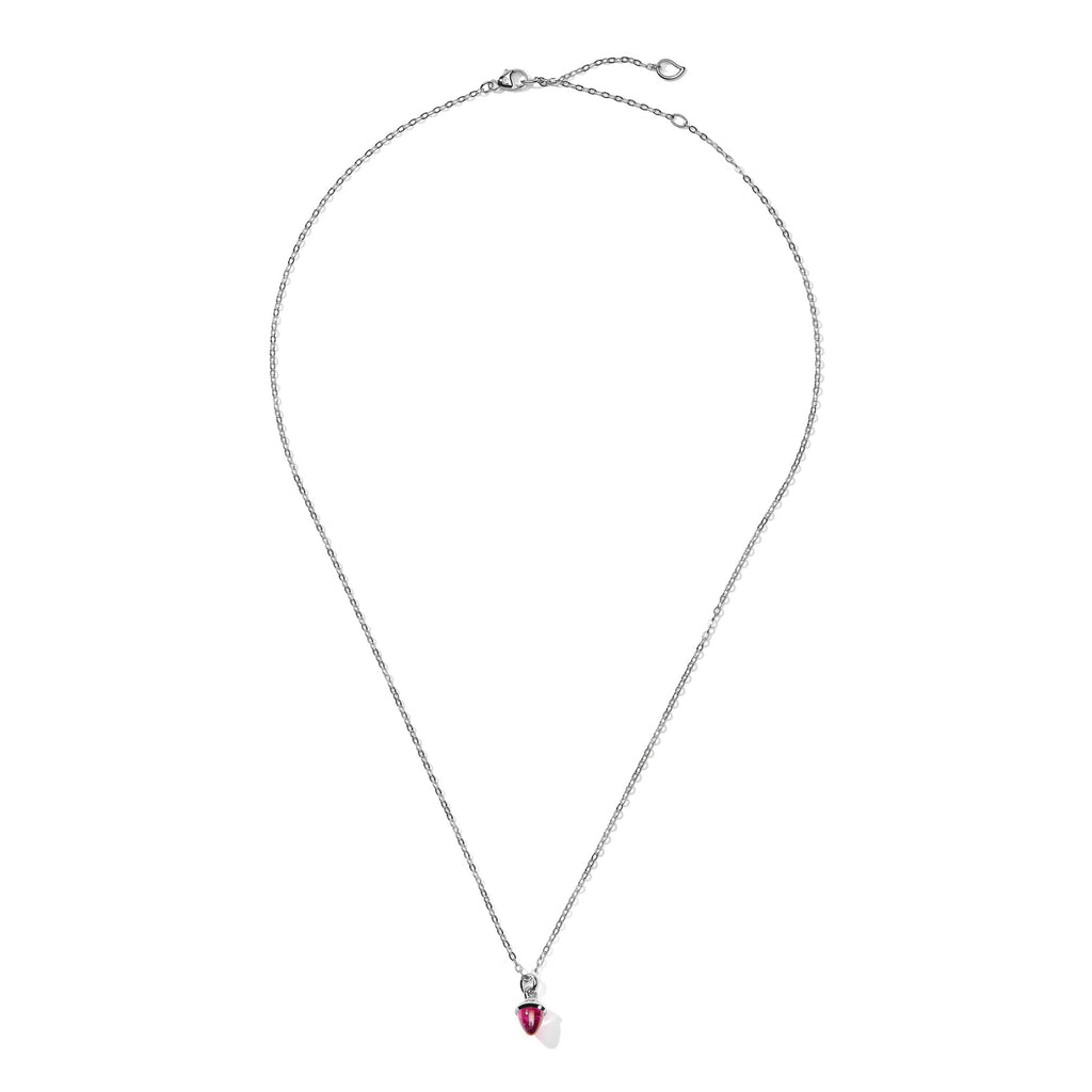 Tamara Comolli myMIKADO Halskette mit Rosa Turmalin (N-MM-TuRo-wg) aus Weißgold mit Turmalin