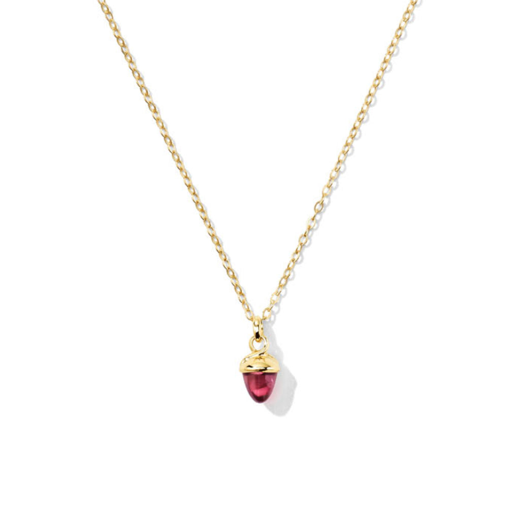 Tamara Comolli myMIKADO Halskette mit Rosa Turmalin (N-MM-TuRo-yg) aus Gelbgold mit Turmalin