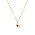 Tamara Comolli myMIKADO Halskette mit Rosa Turmalin (N-MM-TuRo-yg) aus Gelbgold mit Turmalin