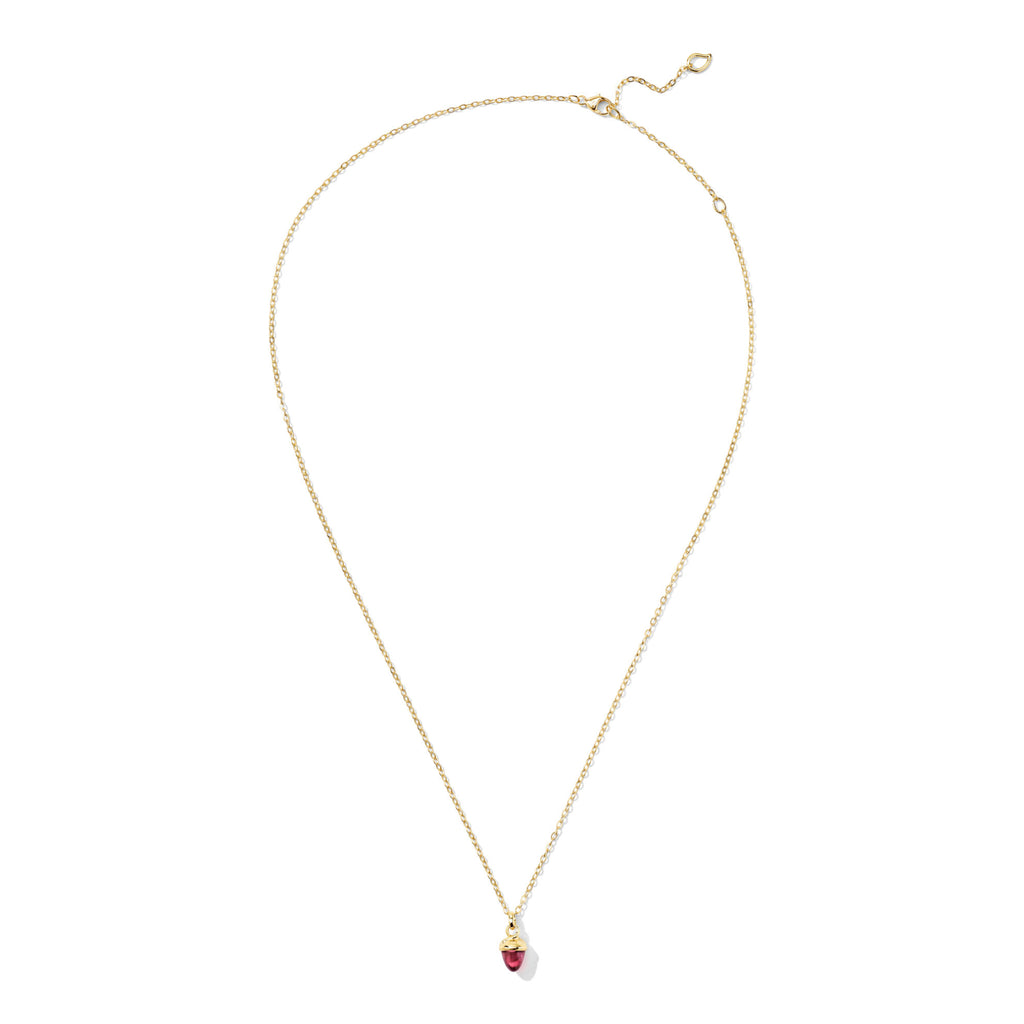 Tamara Comolli myMIKADO Halskette mit Rosa Turmalin (N-MM-TuRo-yg) aus Gelbgold mit Turmalin