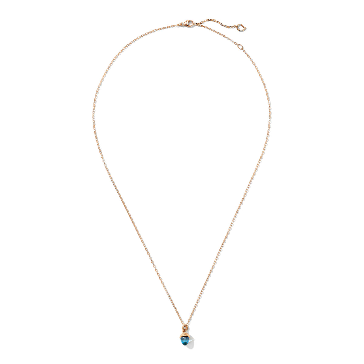 Tamara Comolli myMIKADO Halskette mit Swiss Topas (N-MM-ToSw-rg) aus Roségold mit Topas